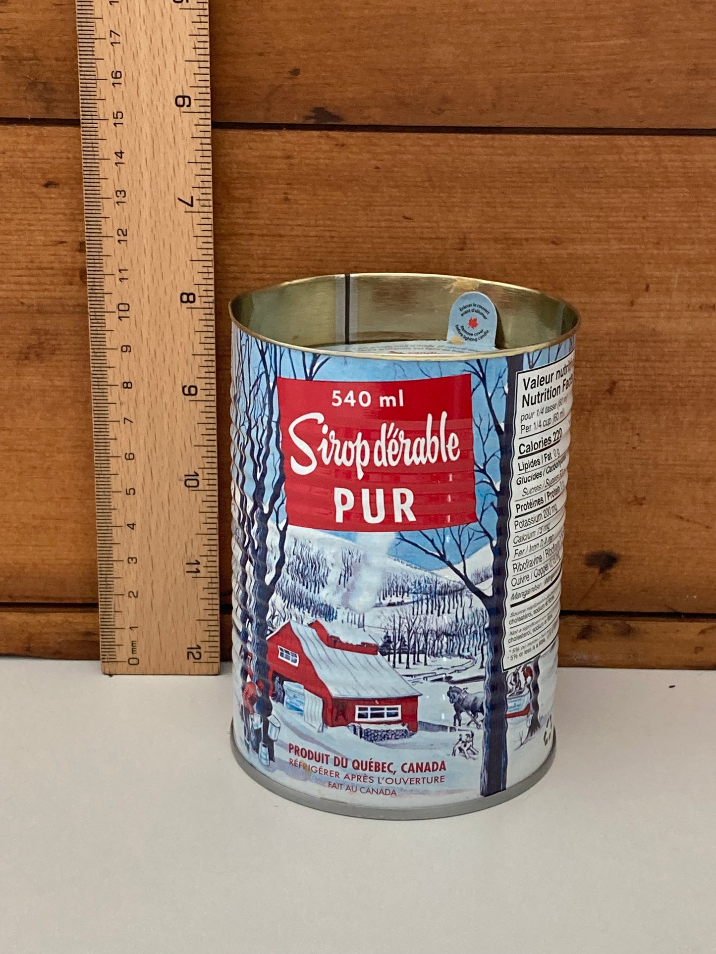 MAPLE SYRUP CANDLE, with Wood Wick!