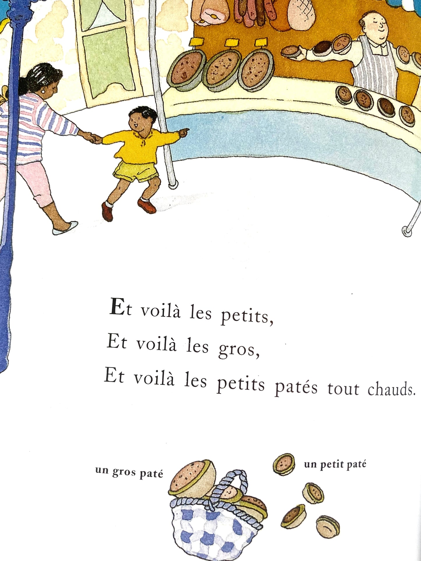 Children's Picture Book - "UN DEUX TROIS", Nursery Rhymes...in French!