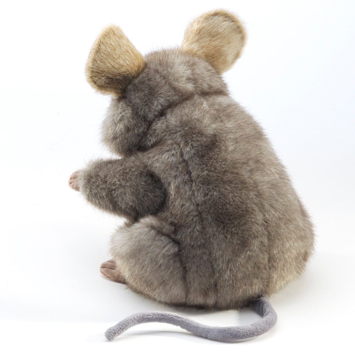 Soft Puppet Pet - GREY MOUSE Hand Puppet, Large