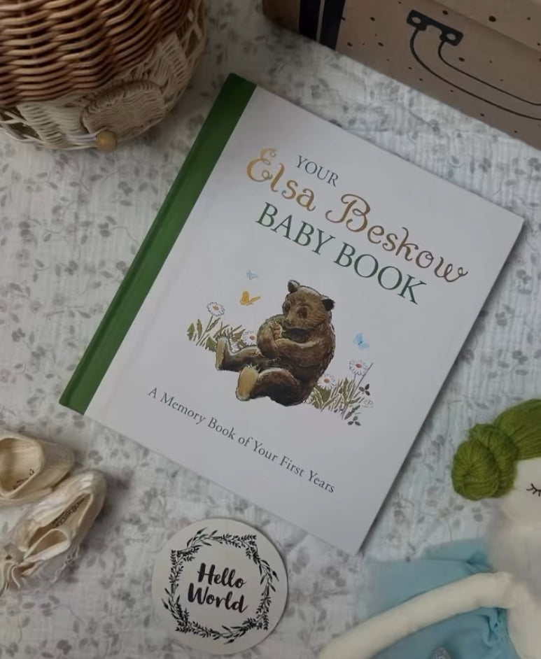 Elsa Beskow LIVRE DE MÉMOIRE POUR BÉBÉ, illustré !
