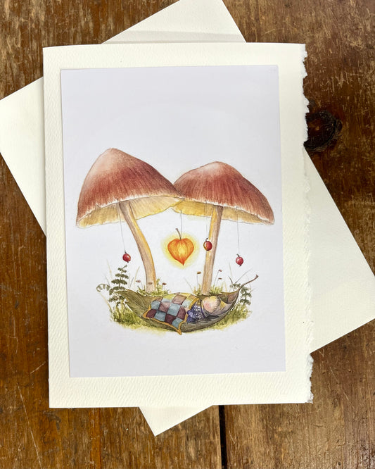 Greeting Card - Mhairi Hellbrandt’s NAP TIME