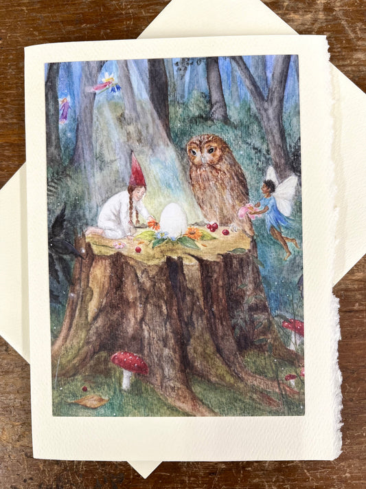 Greeting Card - Mhairi Hellbrandt’s MIDSUMMER RITUAL