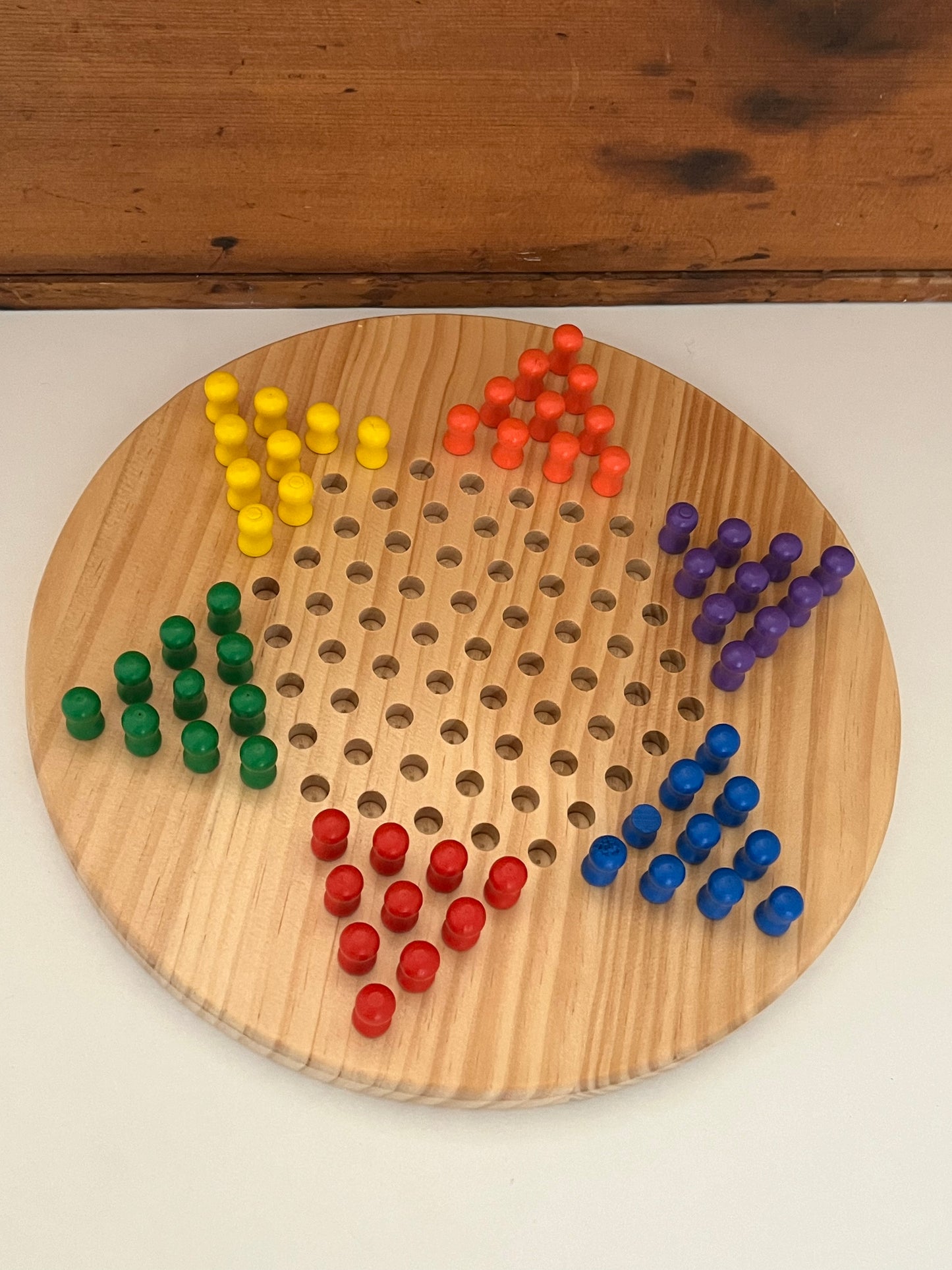 Wooden Board Game Set - CHINESE CHECKERS, ON SALE!