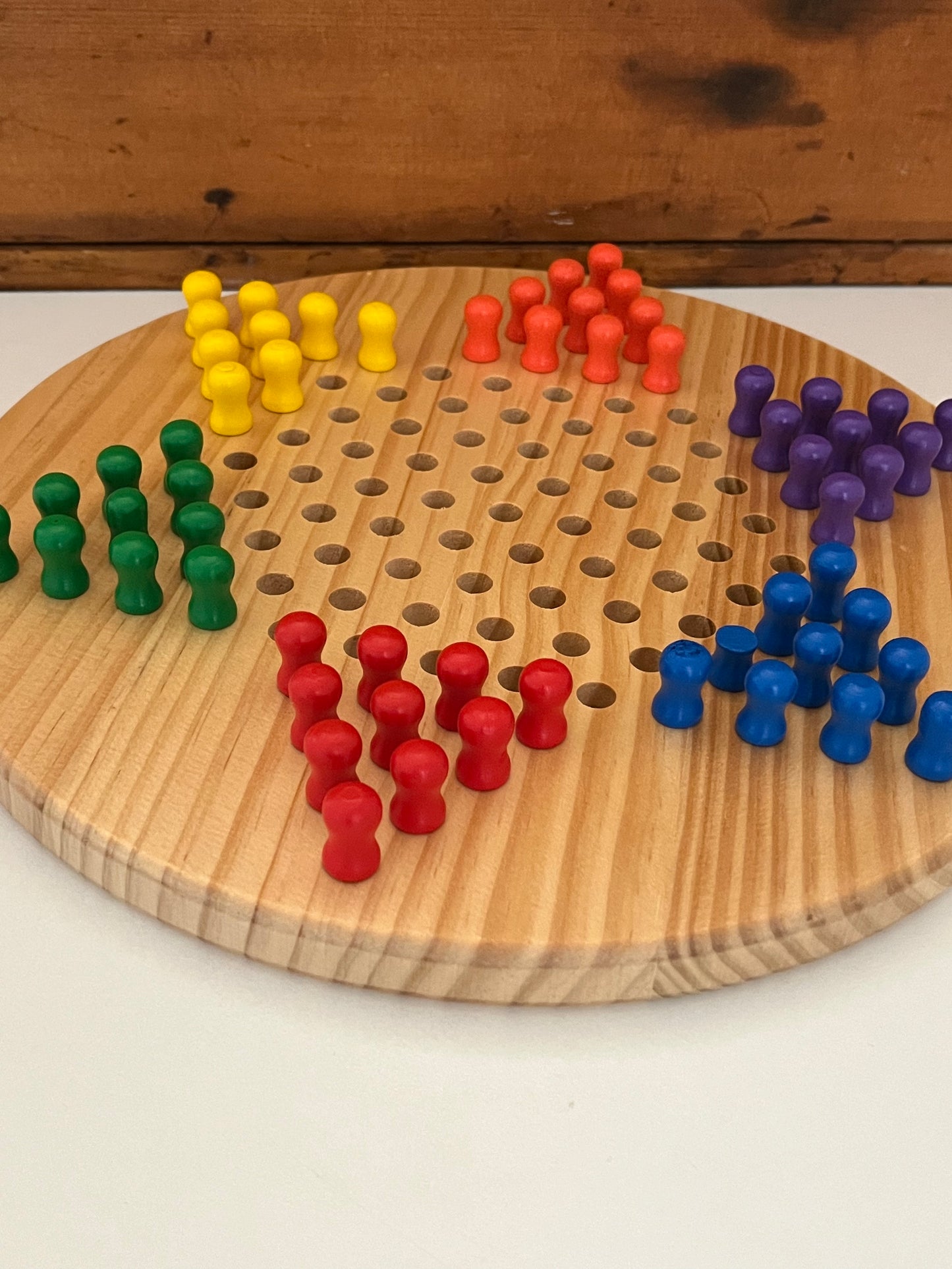 Wooden Board Game Set - CHINESE CHECKERS, ON SALE!