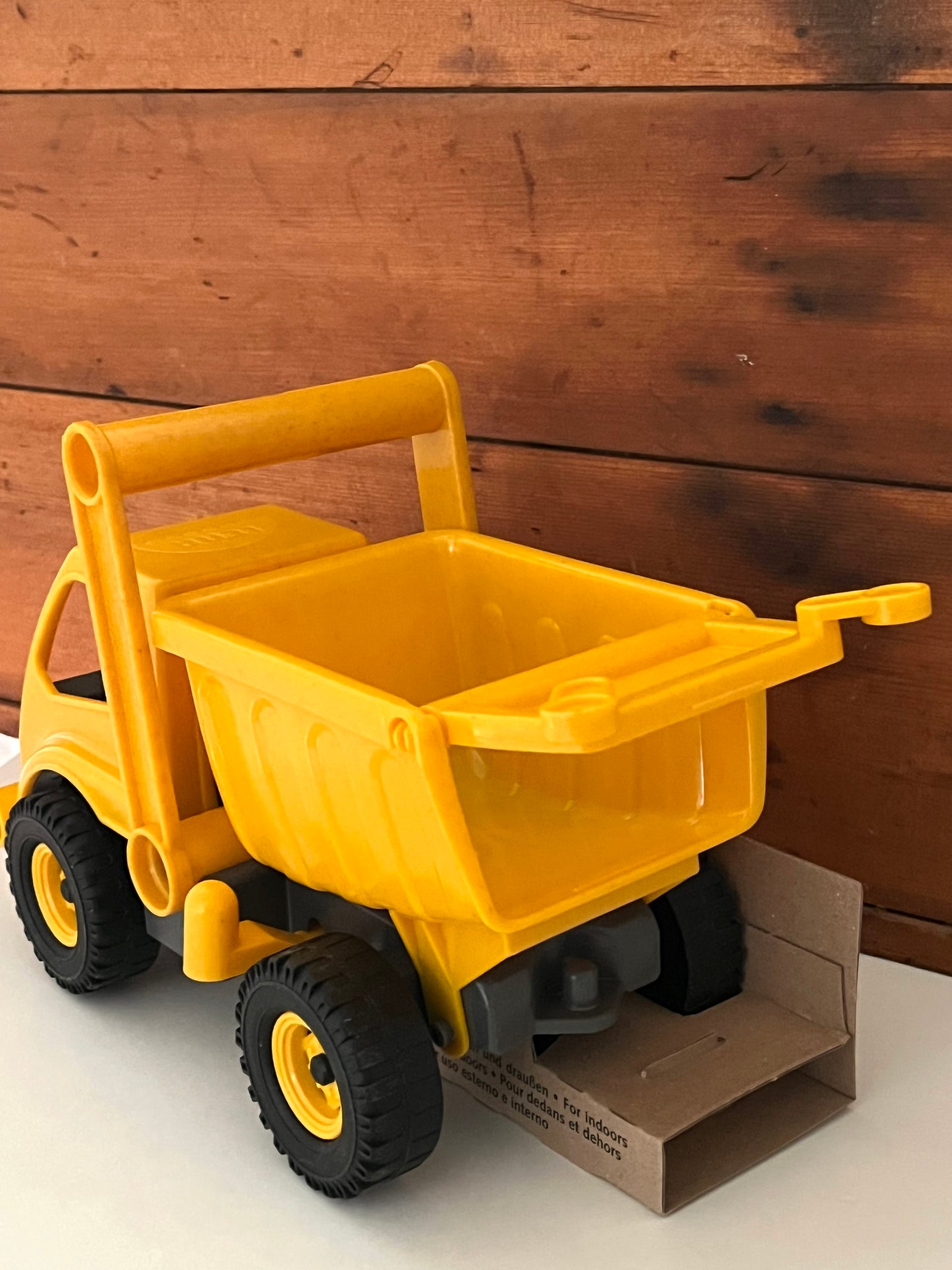 Eco-Recycled Child's TOY DUMP TRUCK, Biodegradable!