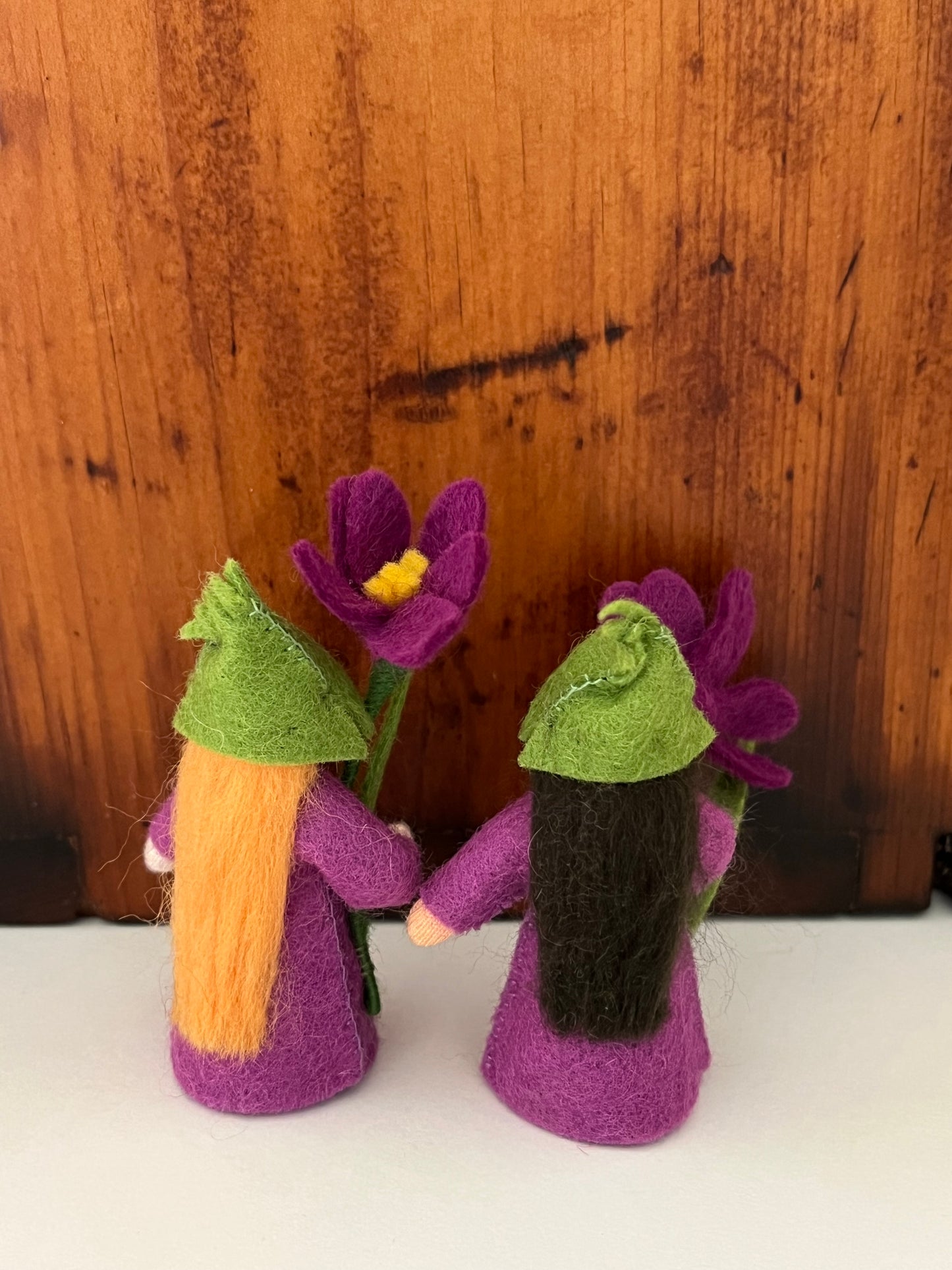 Flower Fairy Waldorf Doll - PRINCESS PURPLE CROCUS