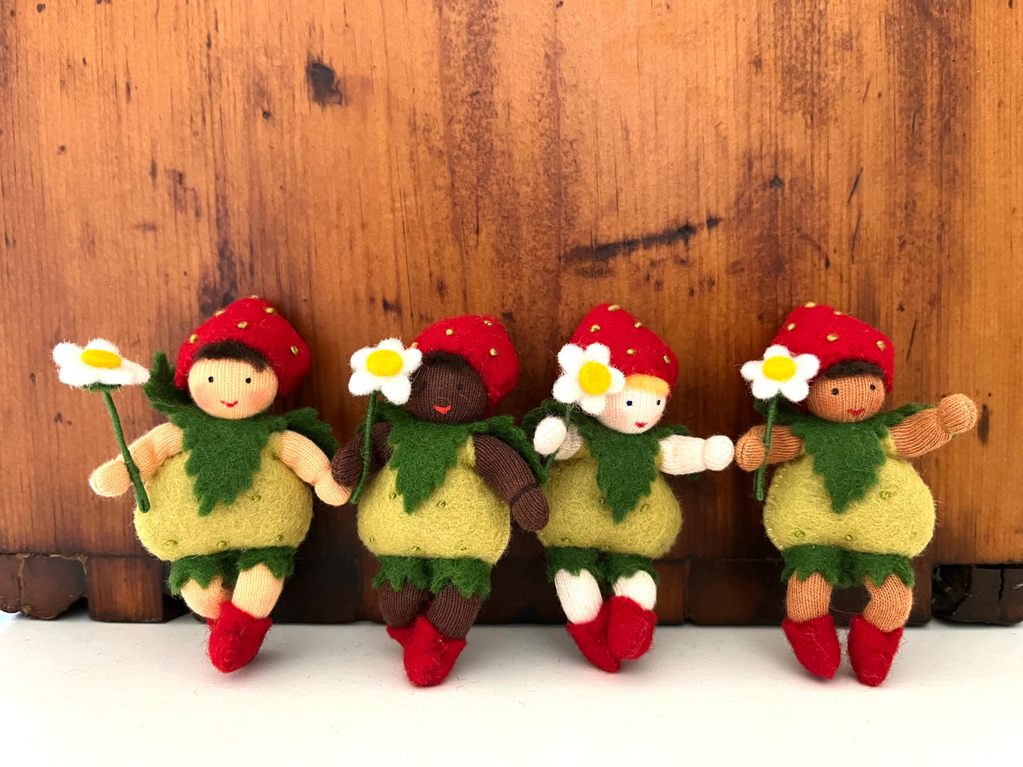 Flower Fairy Waldorf Doll - STRAWBERRY 🍓 BABY