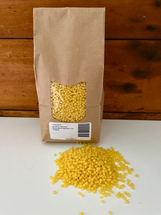 Beeswax Crafting Supply - BEESWAX MELTING BEADS, 500g bags of granules