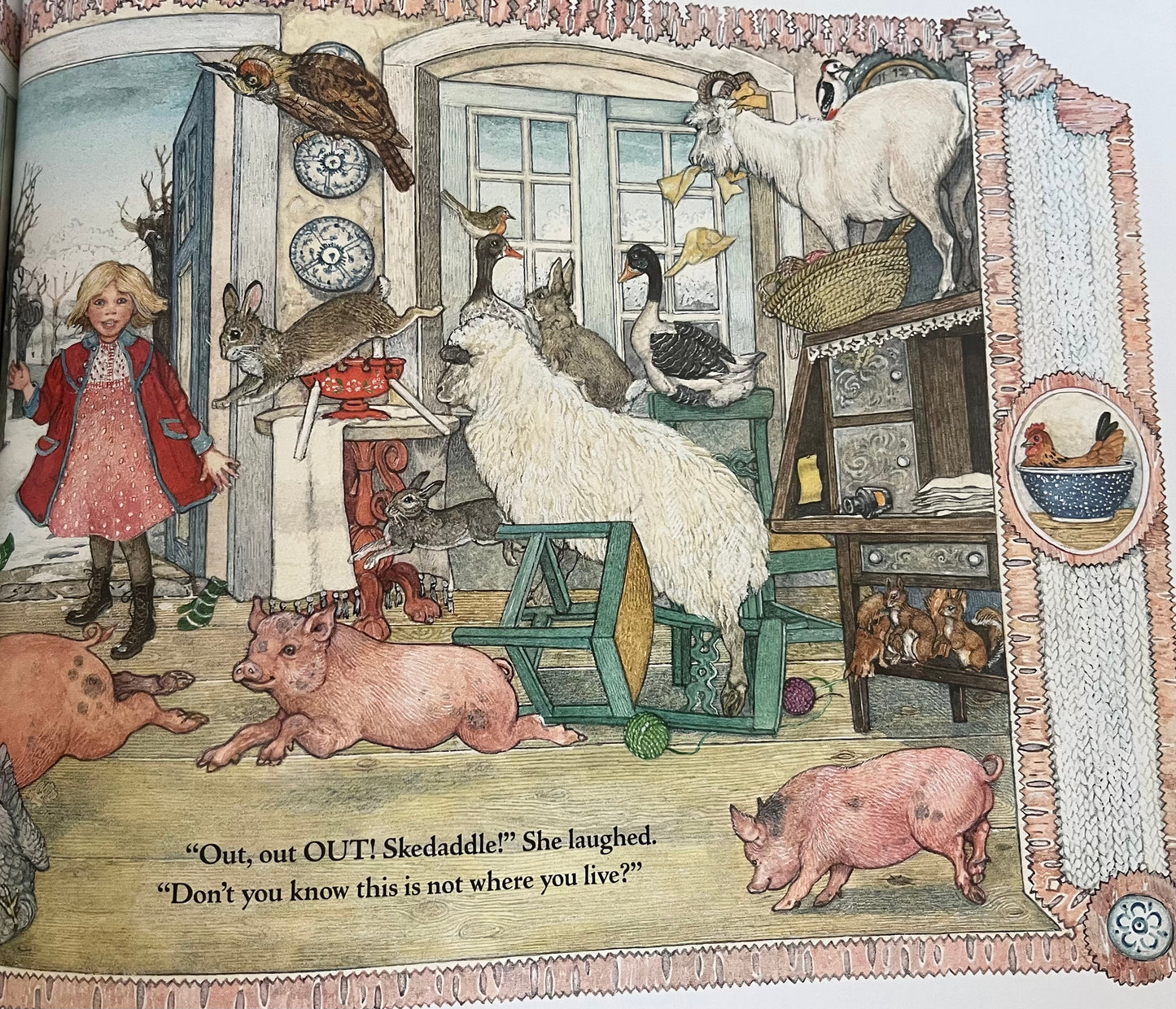 Children's Picture Book - Jan Brett's THE SNOWY NAP