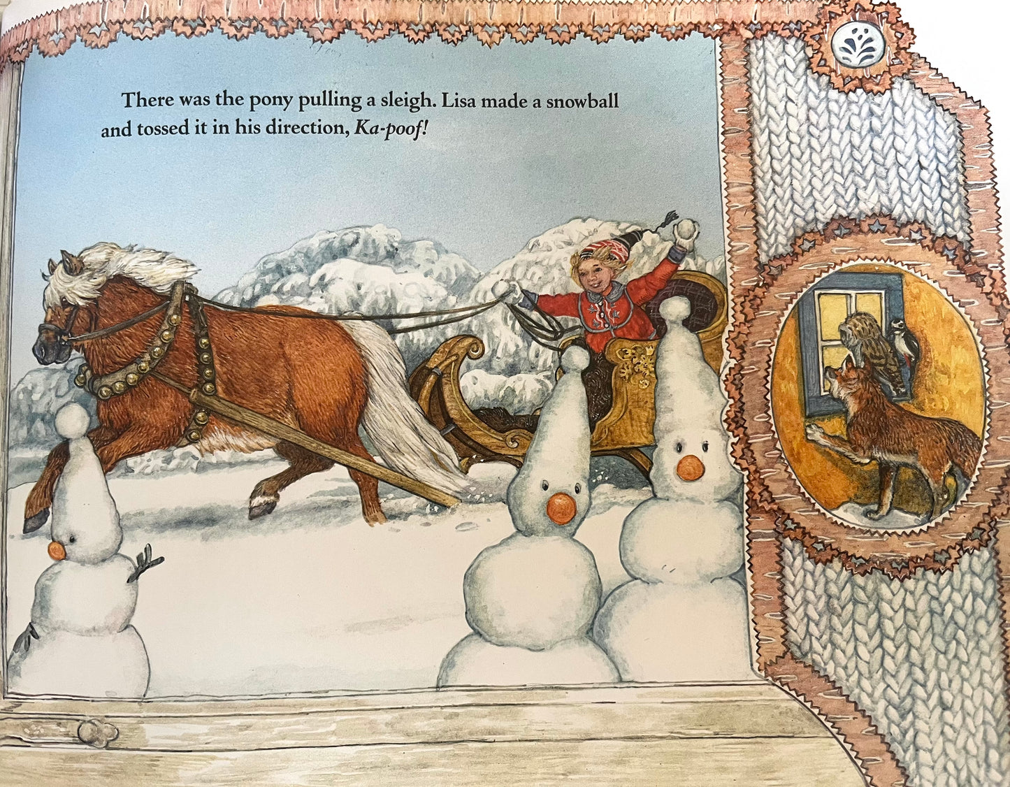 Children's Picture Book - Jan Brett's THE SNOWY NAP