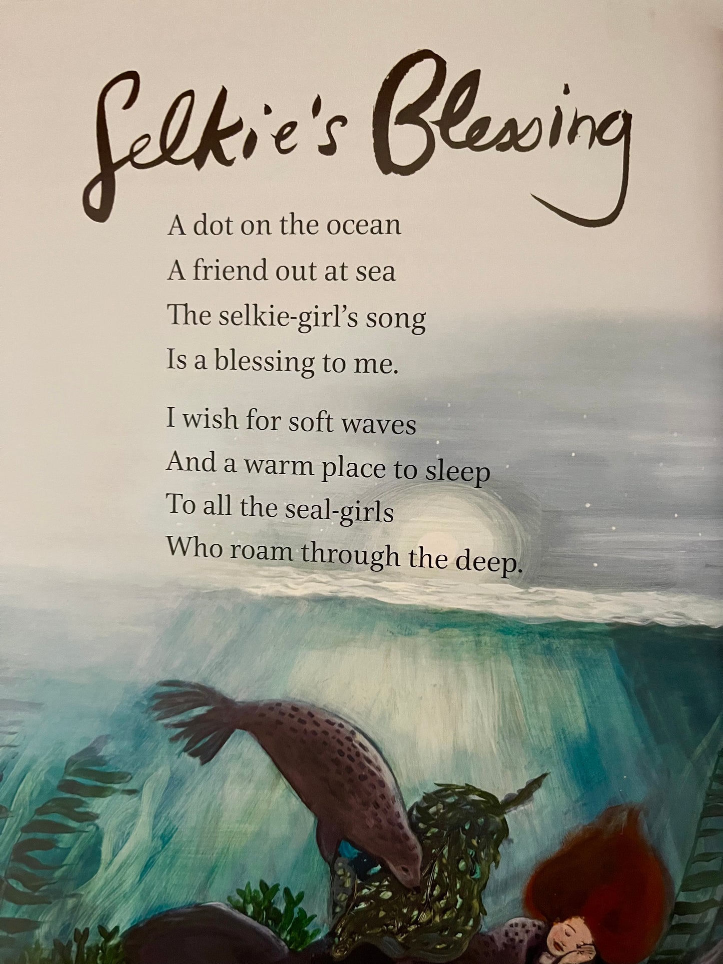 Children’s Picture Book - THE BOOK OF SELKIE with Paper Doll & Clothes!