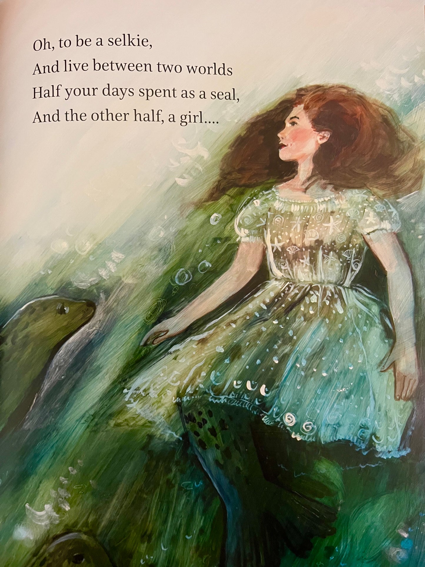 Children’s Picture Book - THE BOOK OF SELKIE with Paper Doll & Clothes!