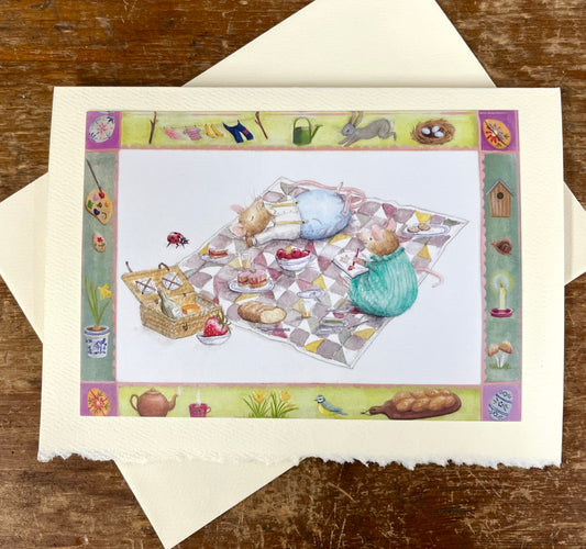Greeting Card - Mhairi Hellbrandt’s SUMMER PICNIC