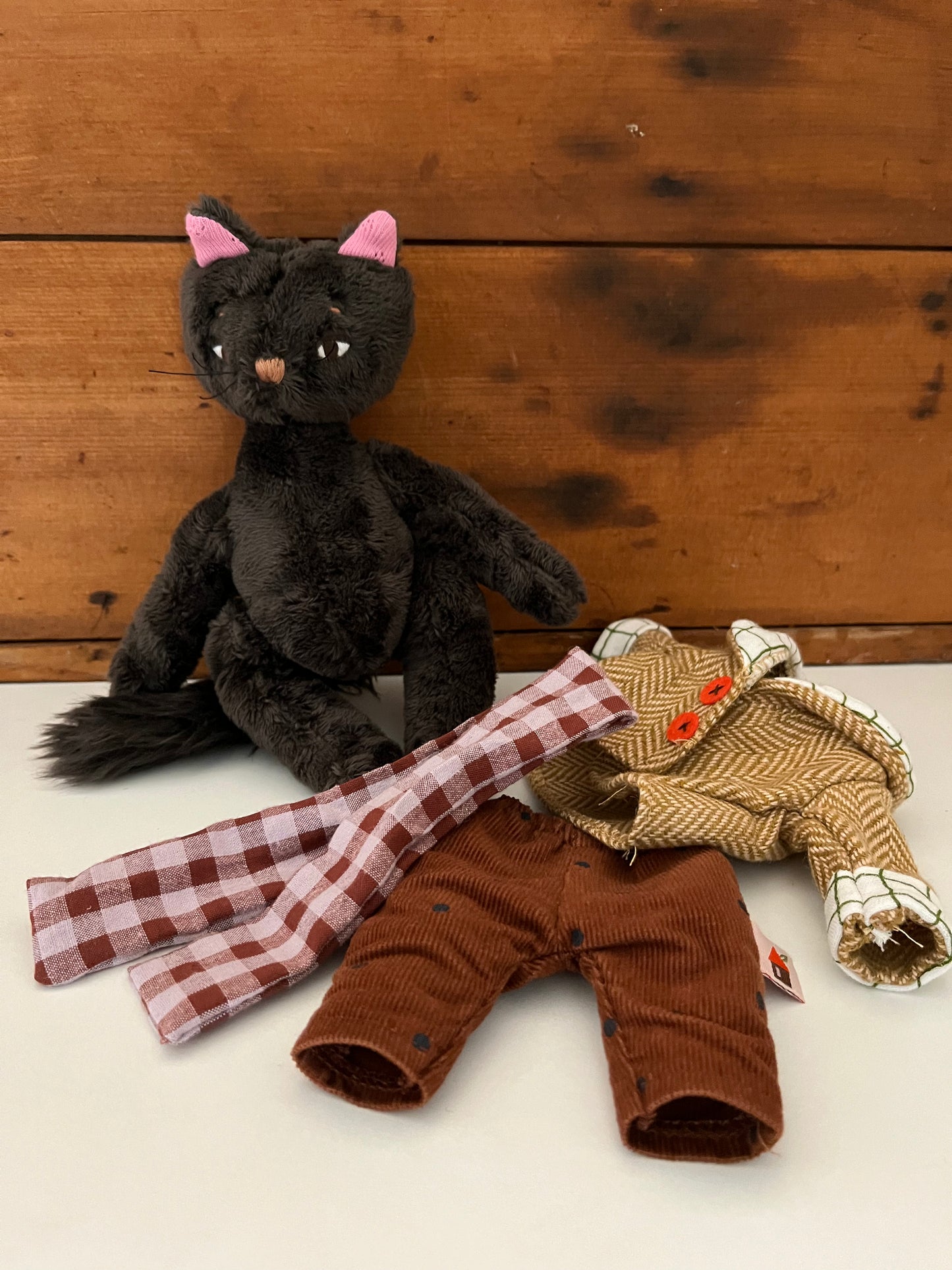 Soft Stuffed Doll - Les Minouchkas LEON, the Cat