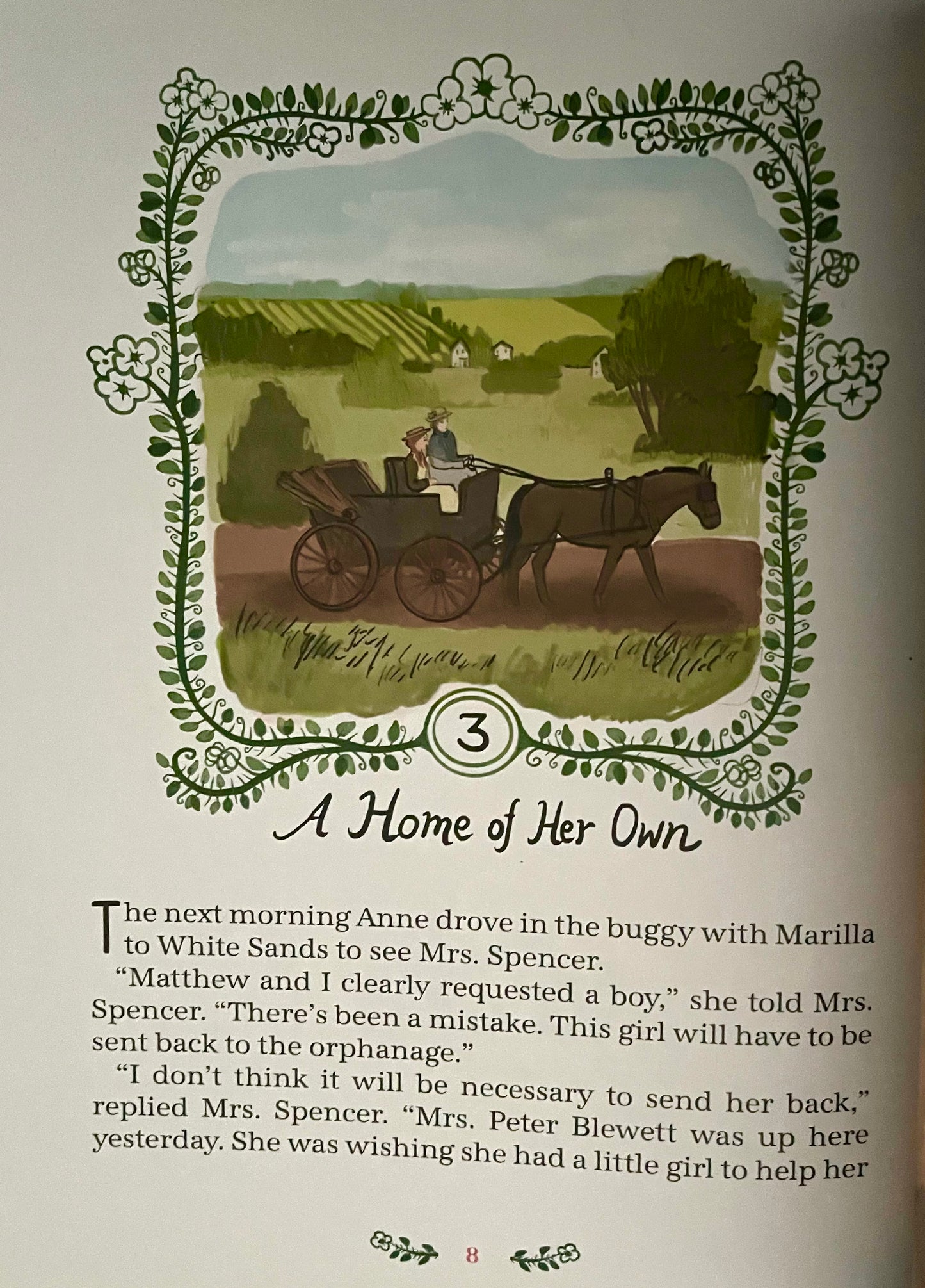 Children’s Chapter Picture Books - ANNE OF GREEN GABLES… adapted Stories for Young Readers
