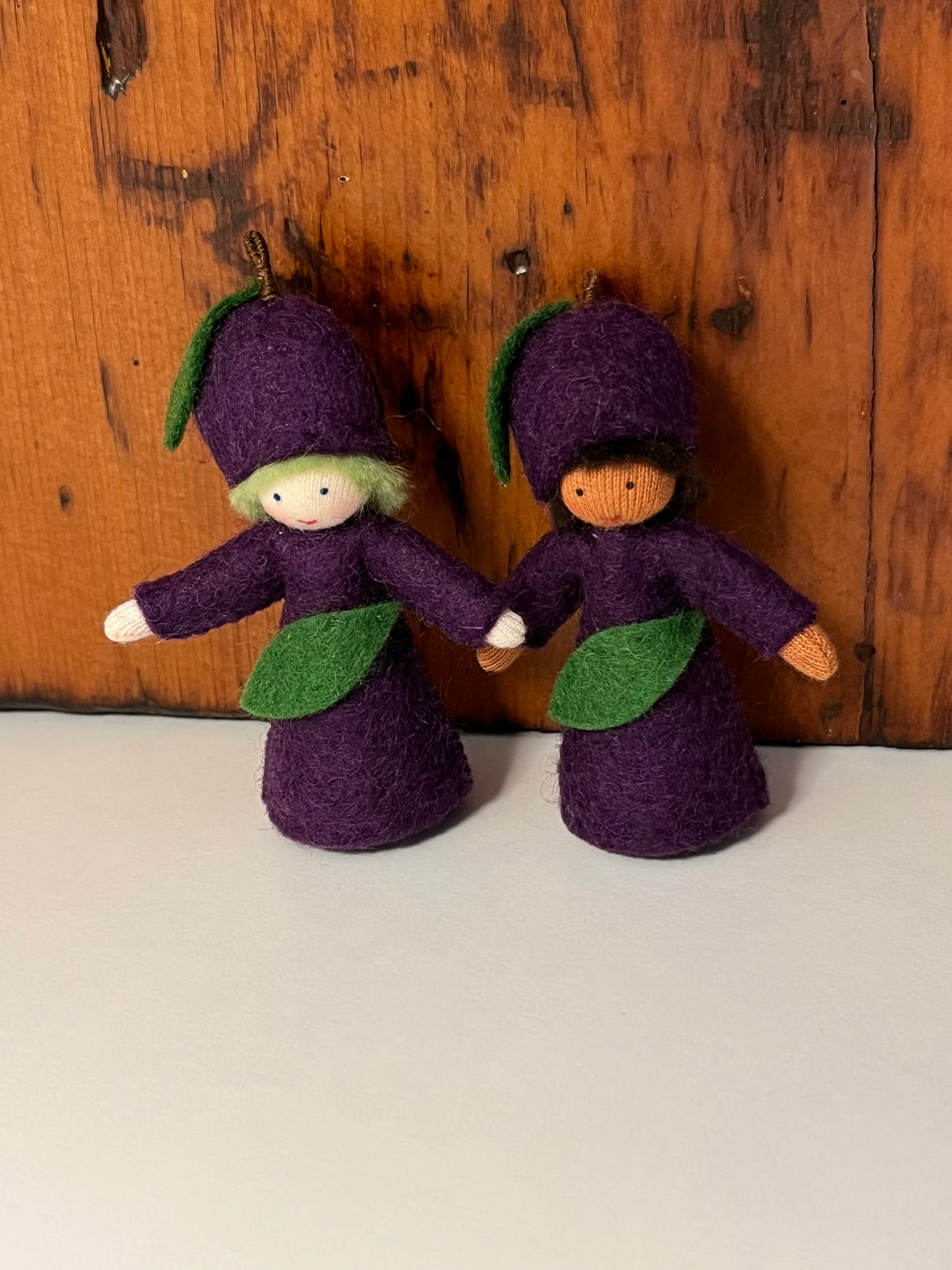 Flower Fairy Waldorf Doll - PRINCE PURPLE PLUM