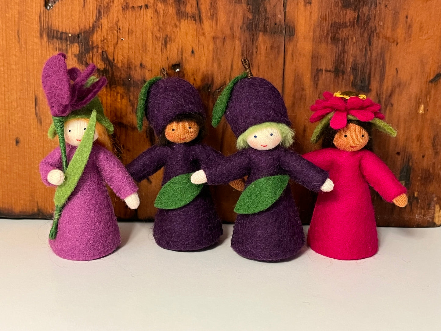 Flower Fairy Waldorf Doll - PRINCE PURPLE PLUM