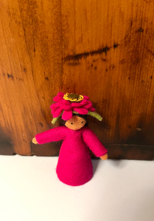 Flower Fairy Waldorf Doll - PRINCESS ZINNEA