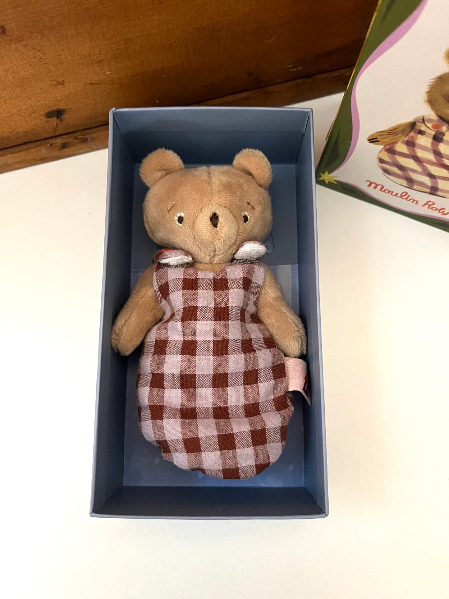 Soft Stuffed Doll  - Les Minouchkas BABY EMILE,  Baby Bear