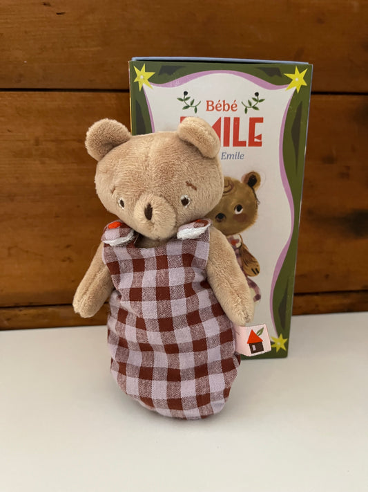 Soft Stuffed Doll  - Les Minouchkas BABY EMILE,  Baby Bear