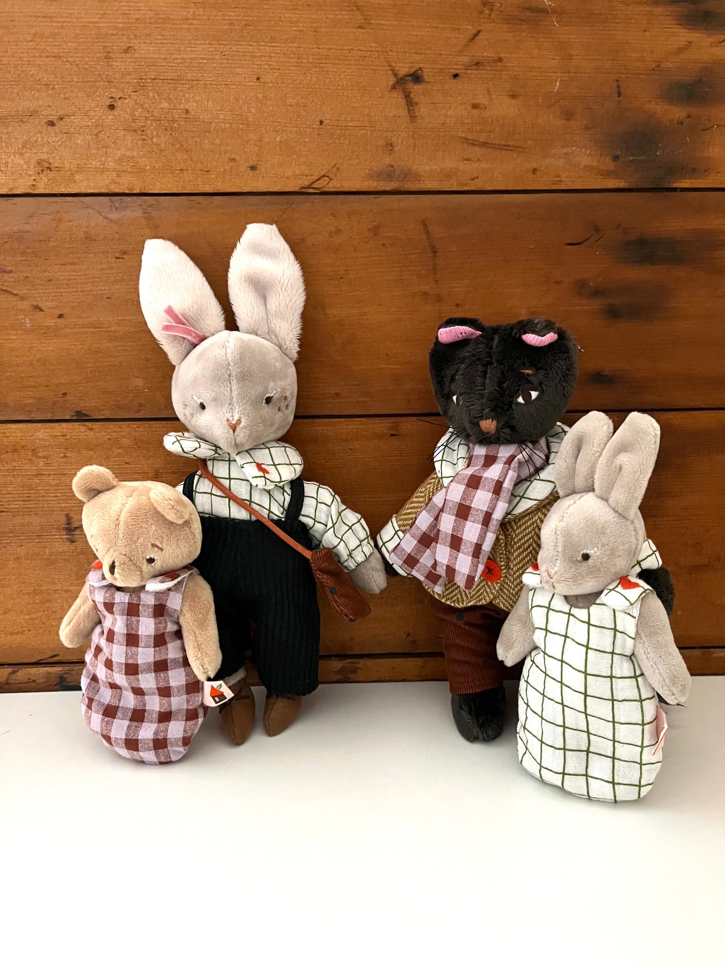 Soft Stuffed Doll - Les Minouchkas BABY NINA, Baby Rabbit