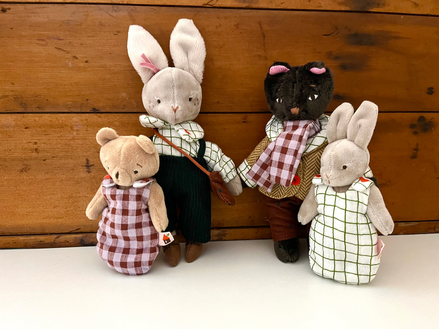 Soft Stuffed Doll  - Les Minouchkas BABY EMILE,  Baby Bear