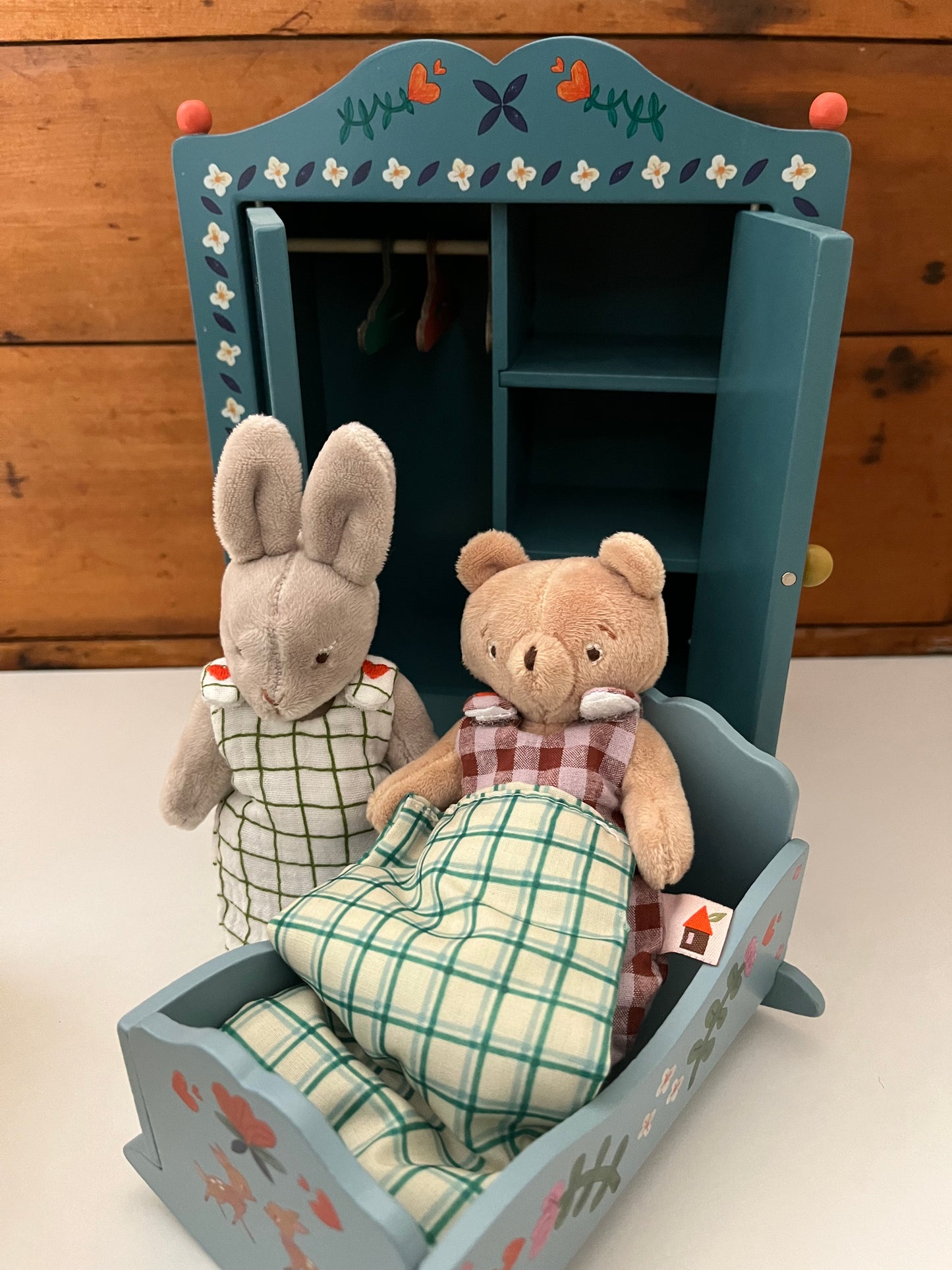 Soft Stuffed Doll  - Les Minouchkas BABY EMILE,  Baby Bear