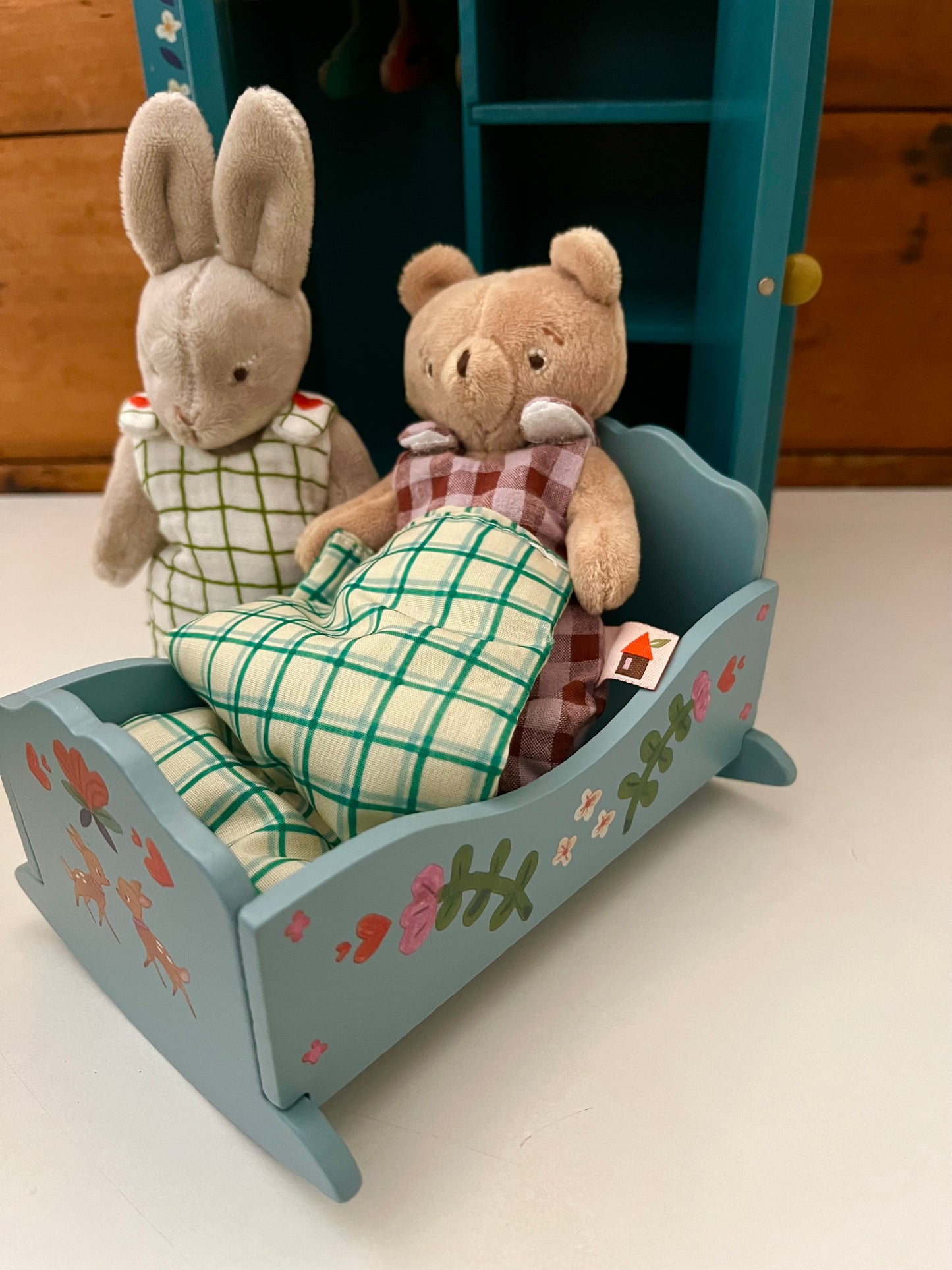 Soft Stuffed Doll  - Les Minouchkas BABY EMILE,  Baby Bear