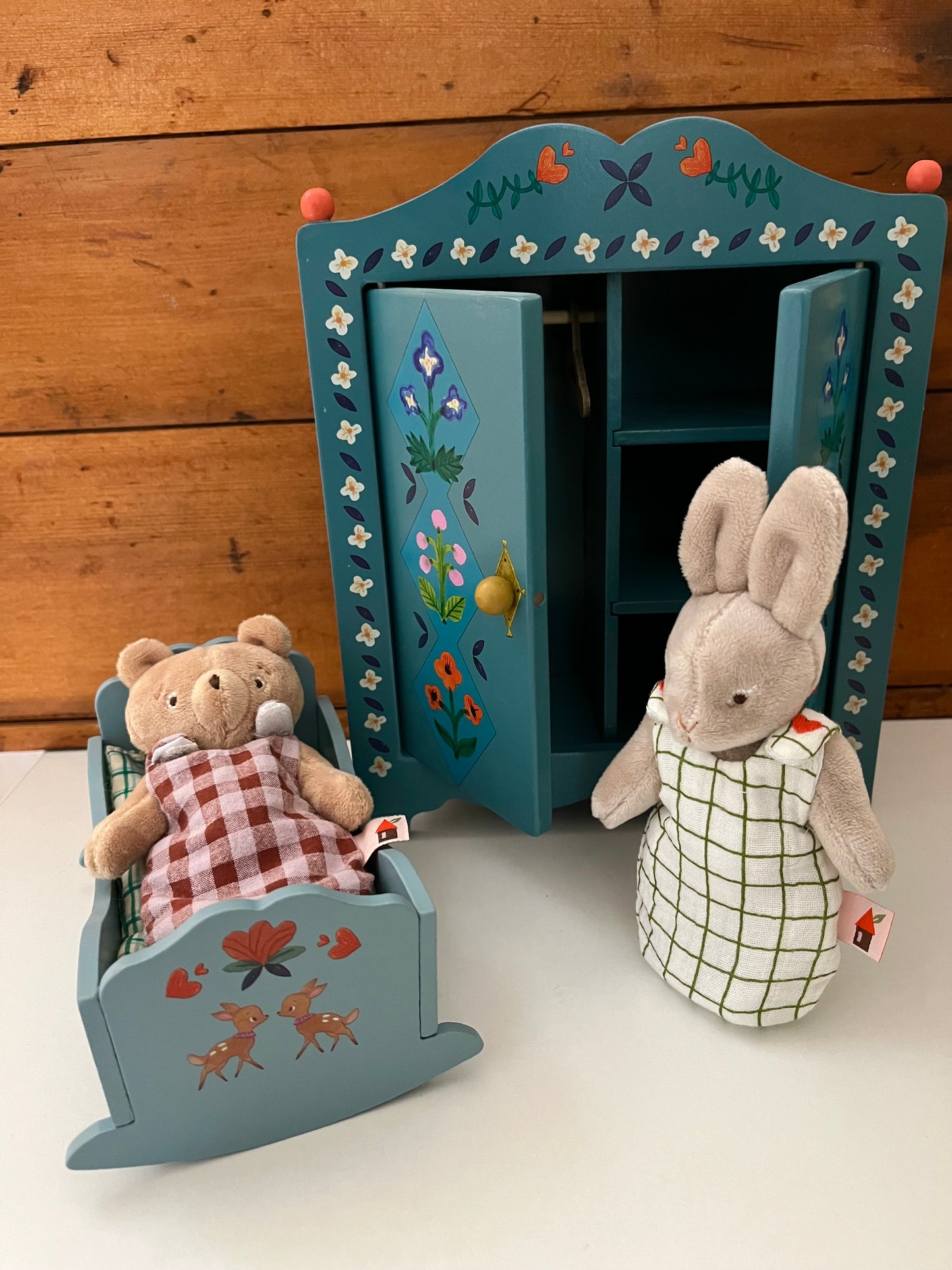 Soft Stuffed Doll  - Les Minouchkas BABY EMILE,  Baby Bear