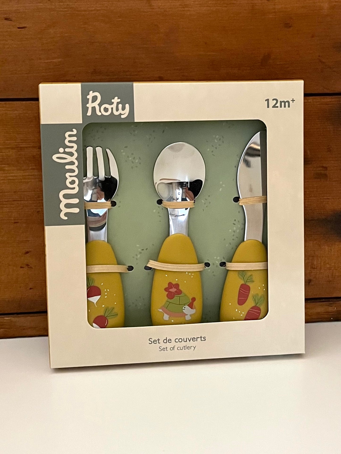 Stainless Steel BABY CUTLERY SET, 3 pieces!