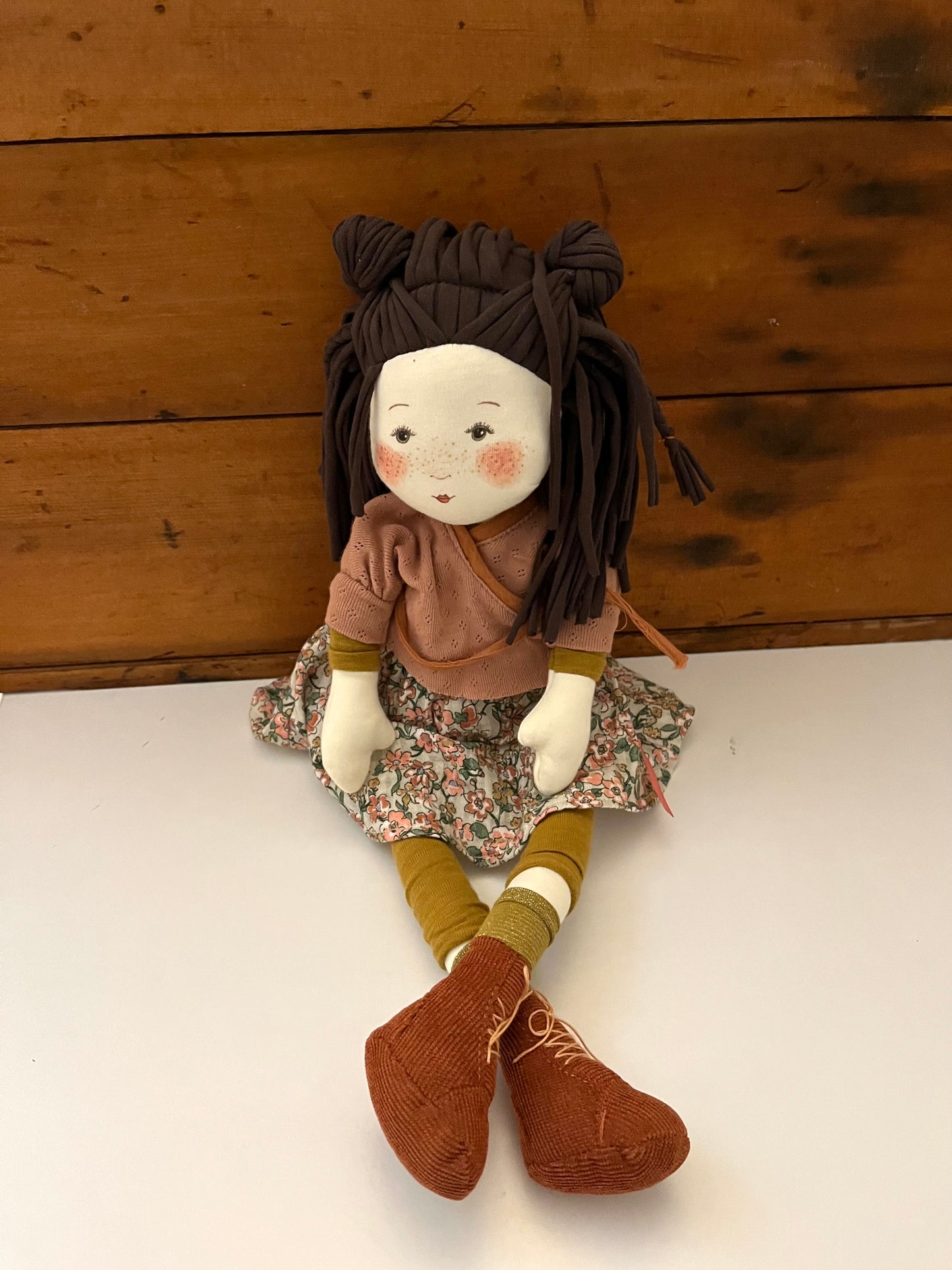 Rag Doll in SMOCK and LEGGINGS, 18 inches (45 cm)