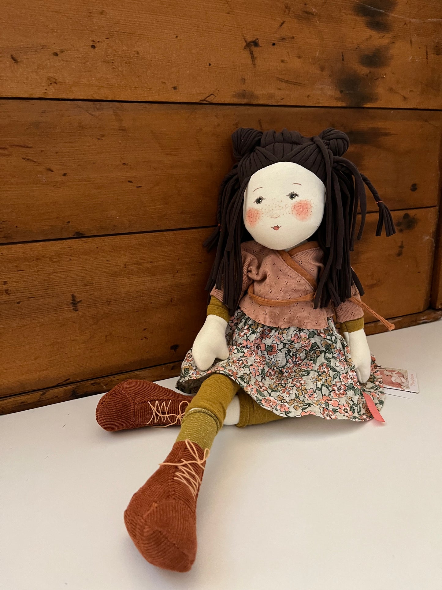 Rag Doll in SMOCK and LEGGINGS, 18 inches (45 cm)