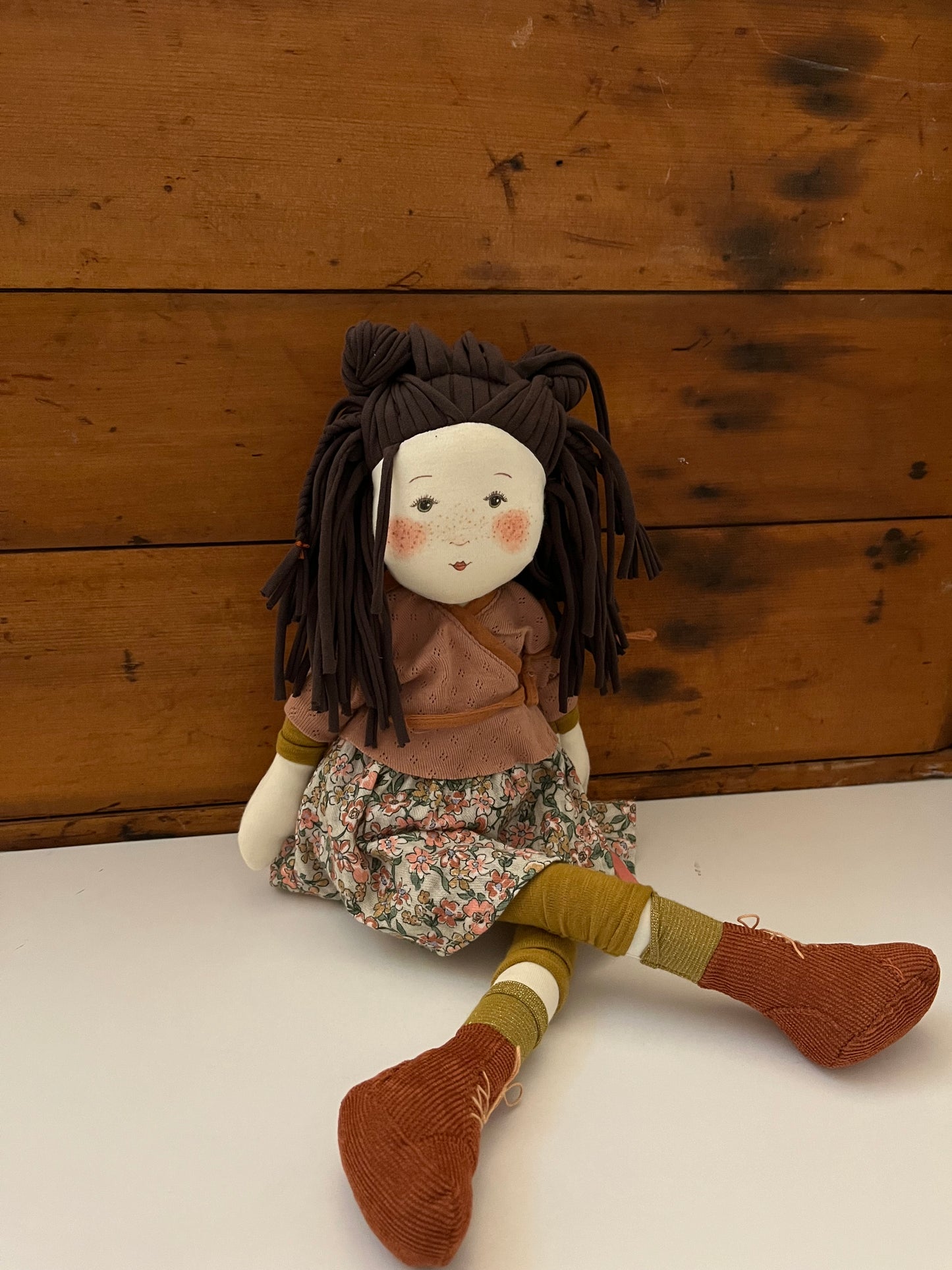 Rag Doll in SMOCK and LEGGINGS, 18 inches (45 cm)