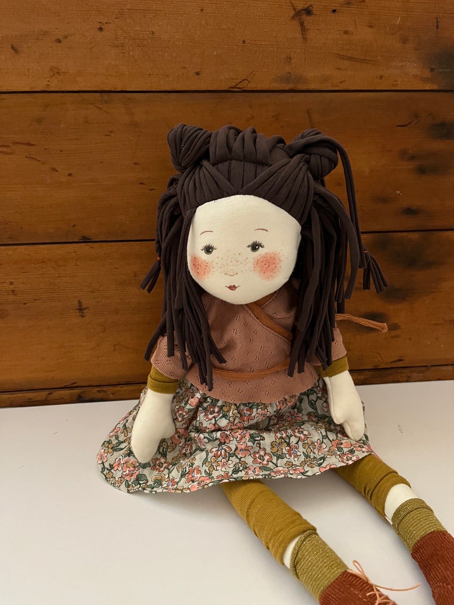 Rag Doll in SMOCK and LEGGINGS, 18 inches (45 cm)