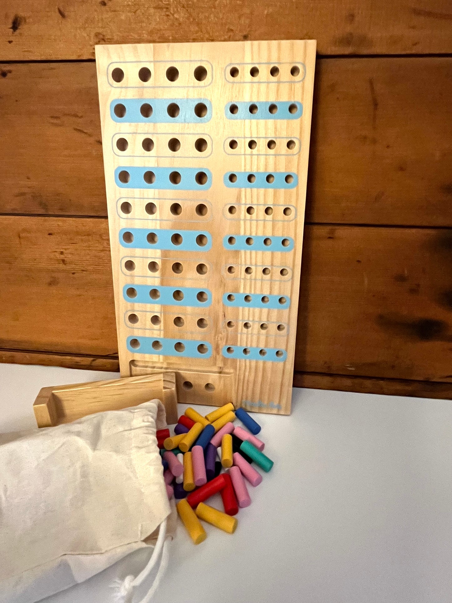 Wooden Family Game - HIDDEN SECRET CODE