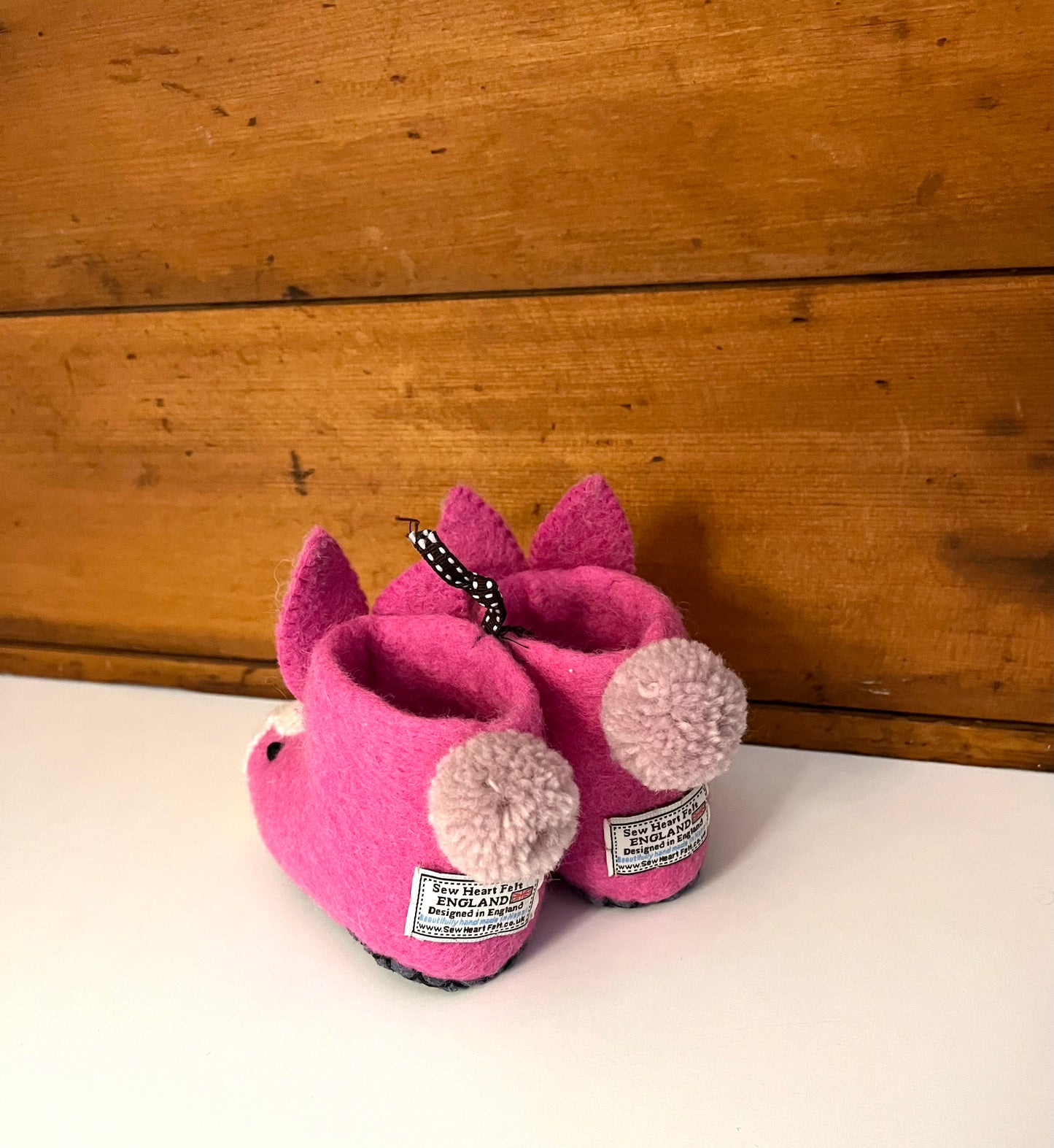Children’s Wool Felt SLIPPERS - ROSIE RABBIT, 5 sizes
