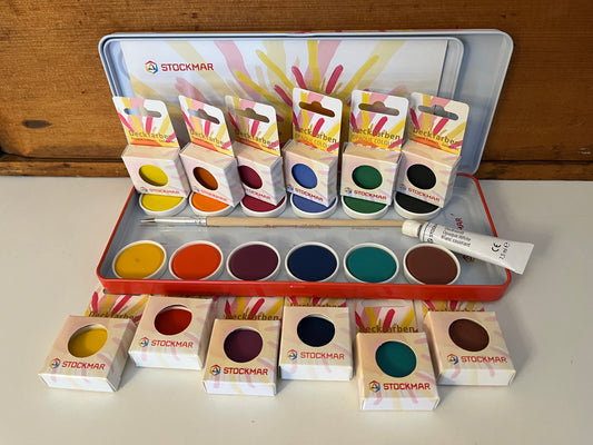 Replacement individual PAINT COLOUR DISKS for Painting Tin Set