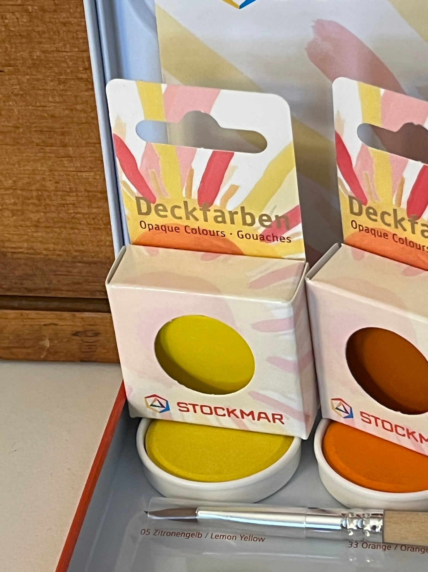 Replacement individual PAINT COLOUR DISKS for Painting Tin Set