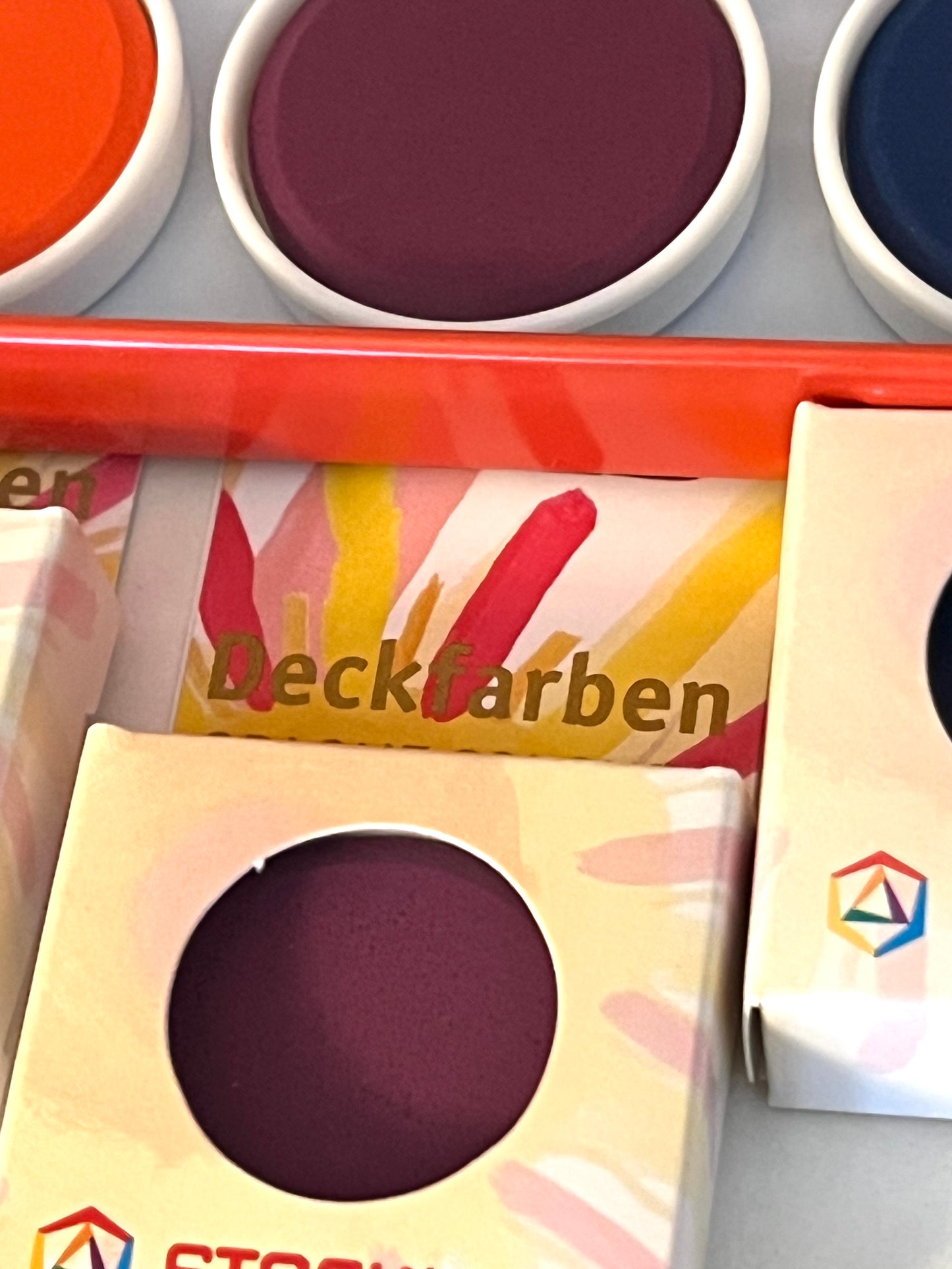 Replacement individual PAINT COLOUR DISKS for Painting Tin Set