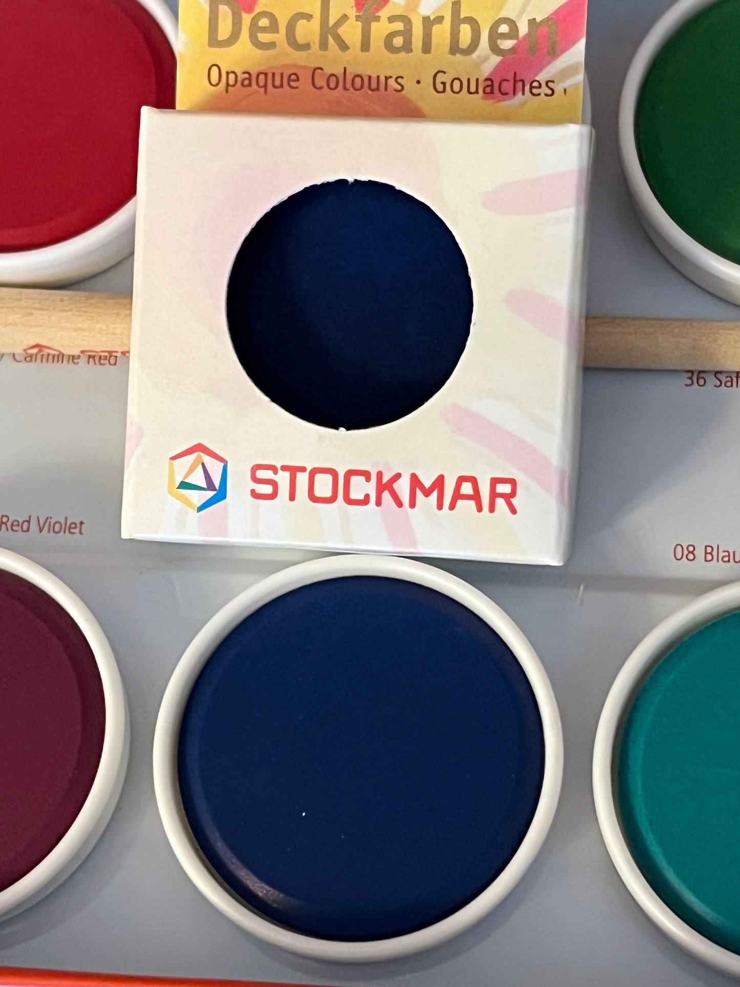 Replacement individual PAINT COLOUR DISKS for Painting Tin Set