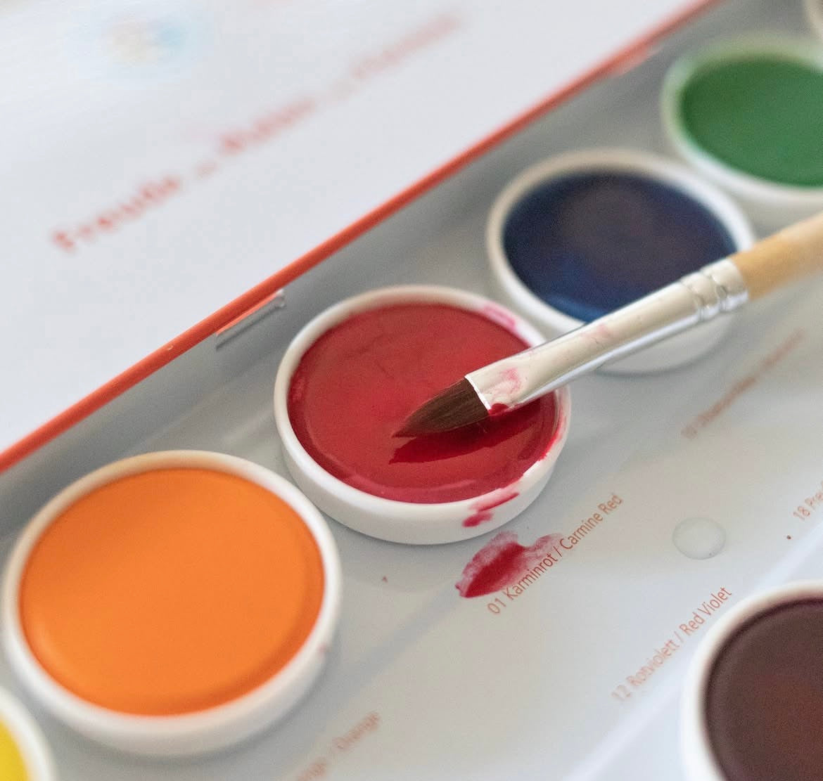 Replacement individual PAINT COLOUR DISKS for Painting Tin Set