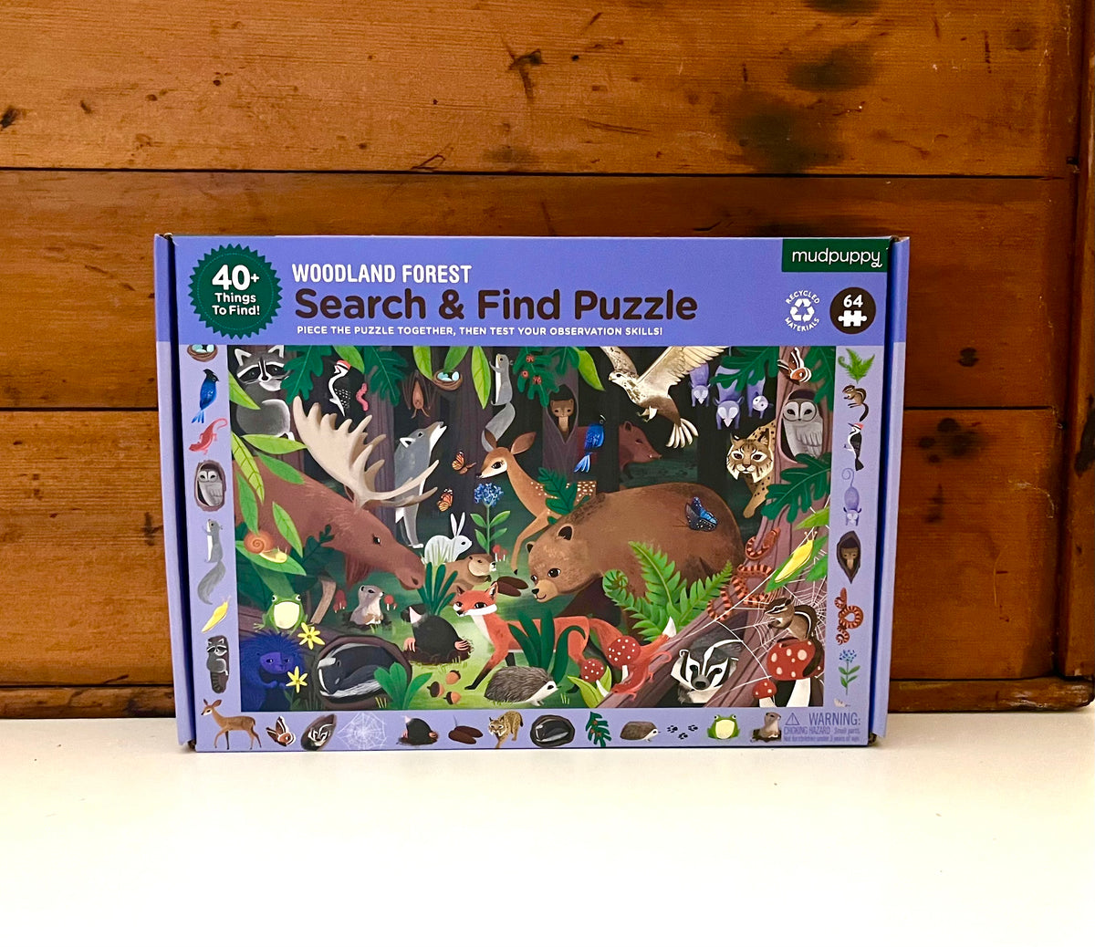 Educational Puzzle - WOODLAND FOREST, A Search and Find Puzzle!