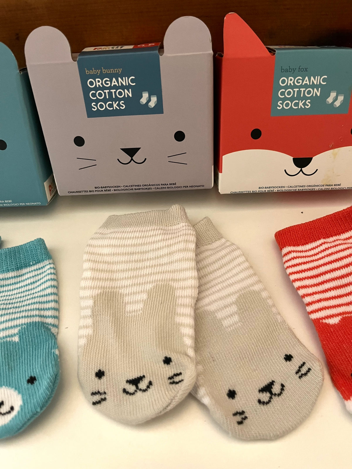Baby Gear - BABY SOCKS, all organic cotton, 3 cute choices!