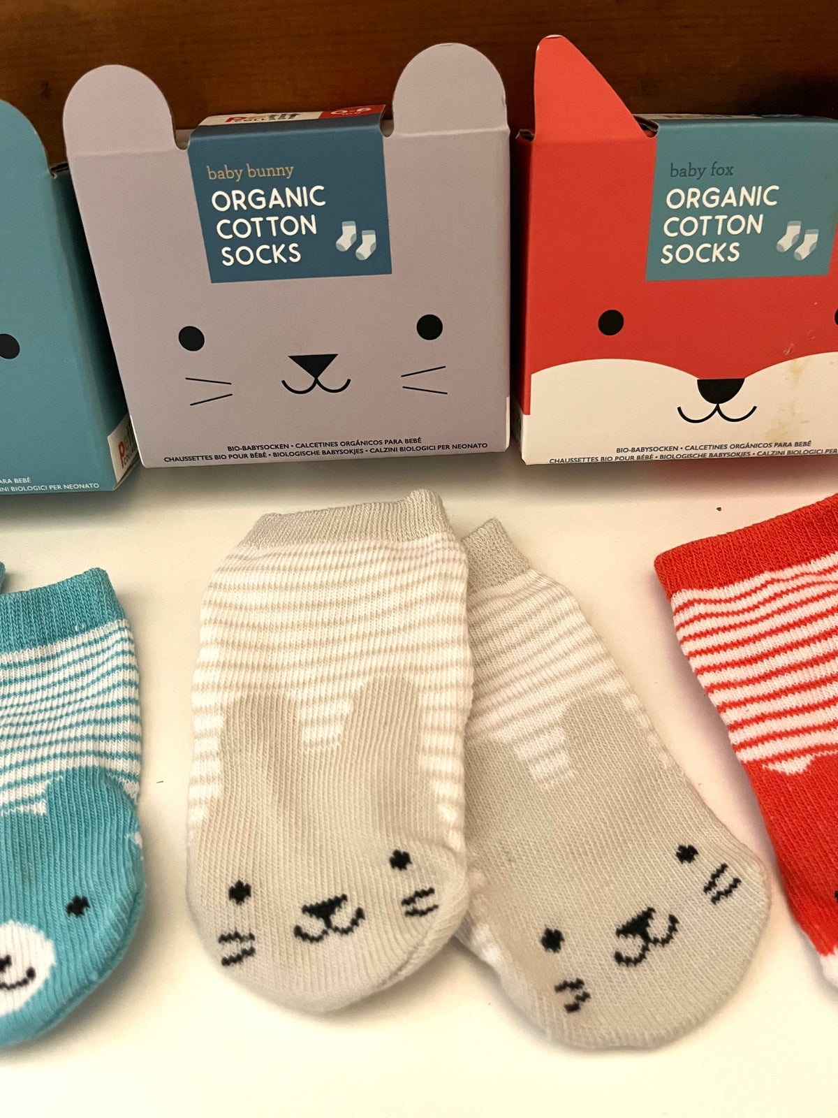 Baby Gear - BABY SOCKS, all organic cotton, 3 cute choices!