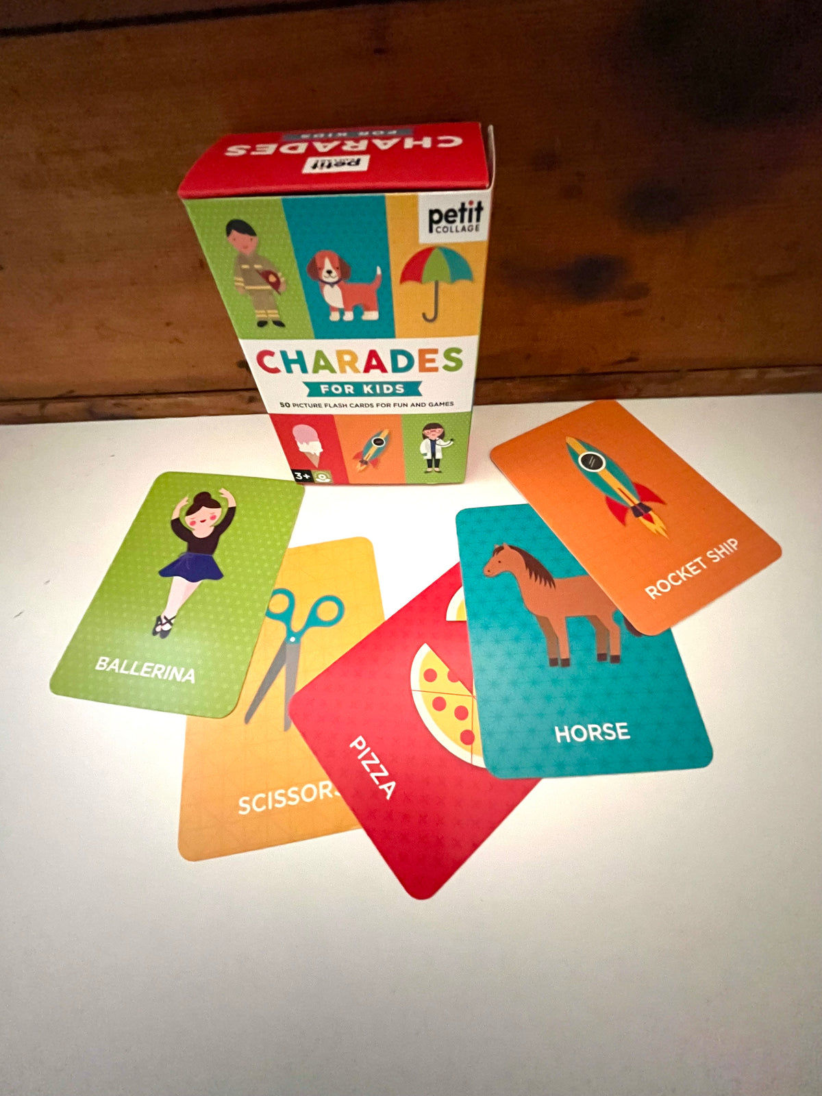 Activity Set - CHARADE CARDS for Kids, 50 picture cards