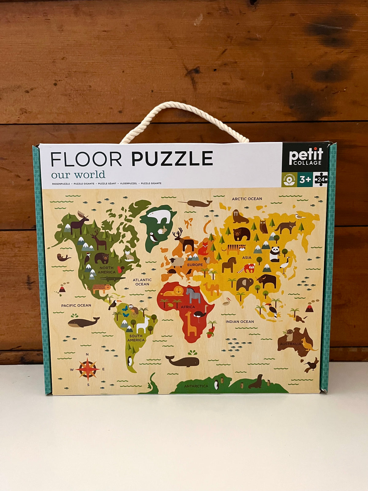 Educational Puzzle - OUR WORLD FLOOR Puzzle, age 3 years
