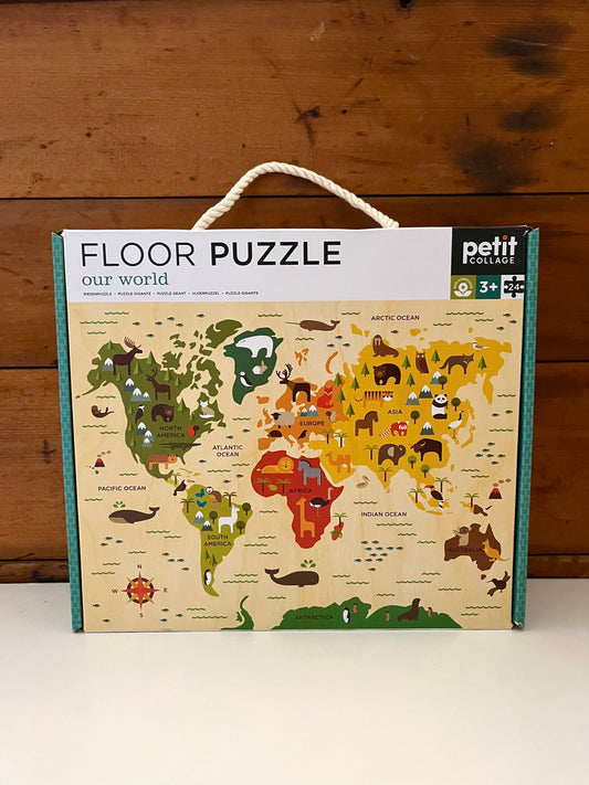Educational Puzzle - OUR WORLD FLOOR Puzzle, age 3 years