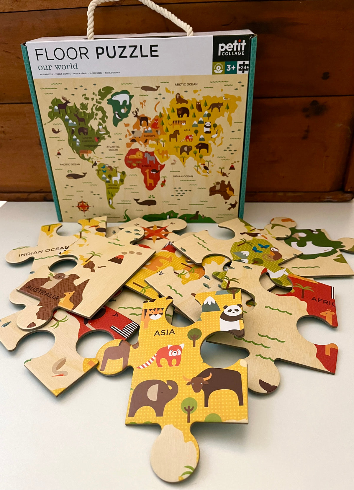 Educational Puzzle - OUR WORLD FLOOR Puzzle, age 3 years