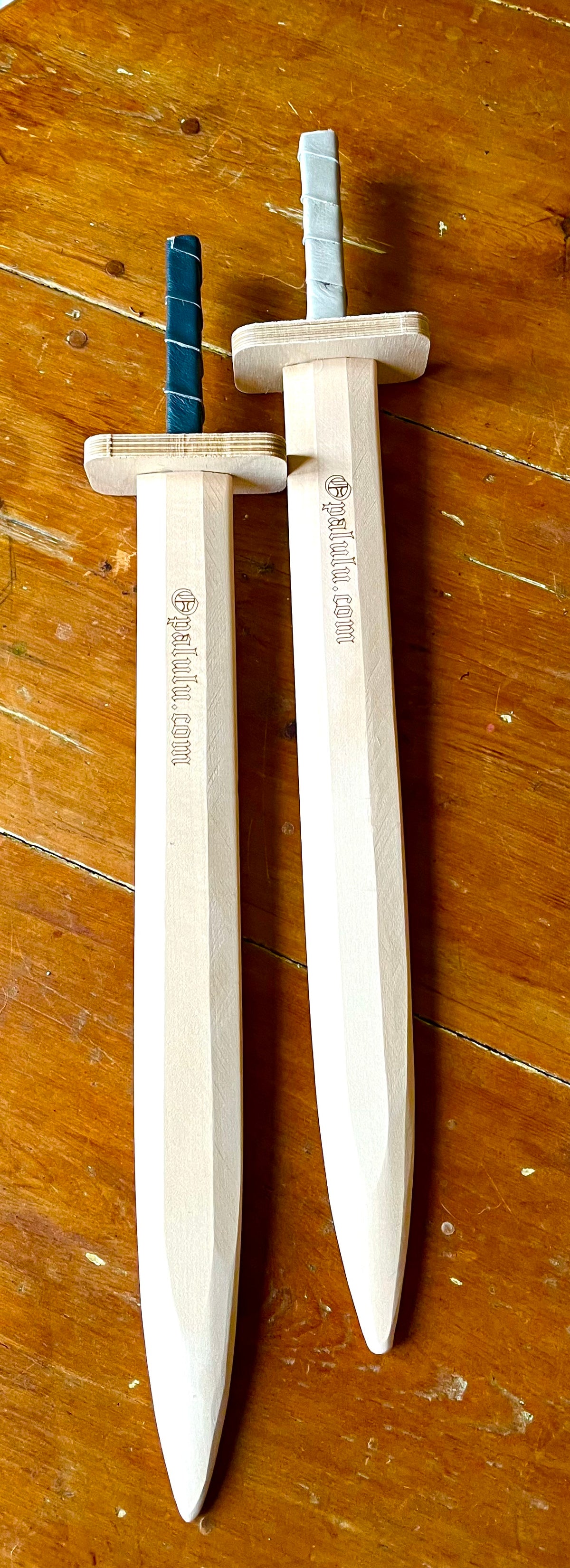 Wooden SWORD, with Leather wrapped hilt