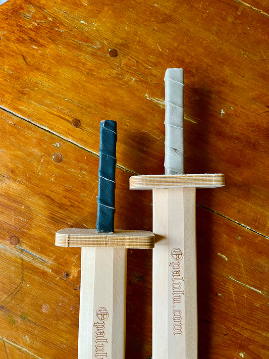 Wooden SWORD, with Leather wrapped hilt